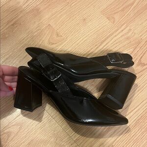 Old Navy Faux-Leather Women’s Slingback Heels